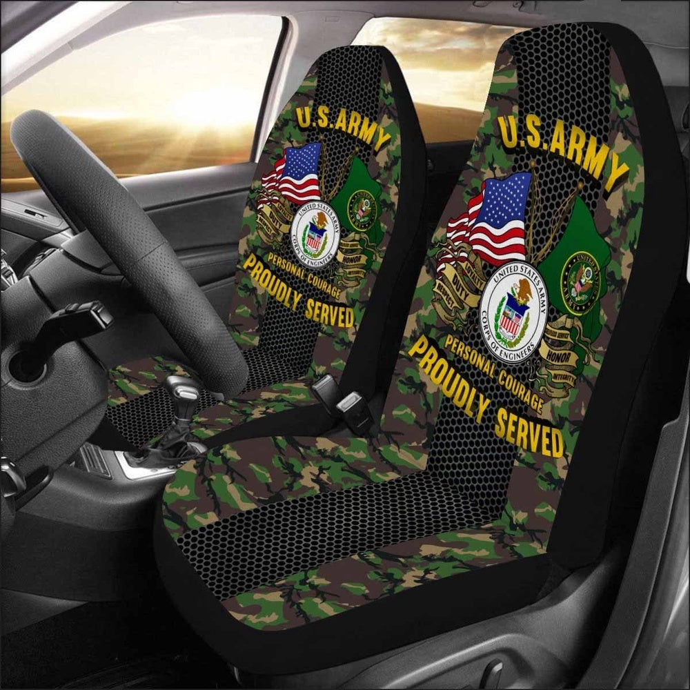 Us Seat Covers, US Army Corps Of Engineers Car Seat Covers, Military Car Seat Covers