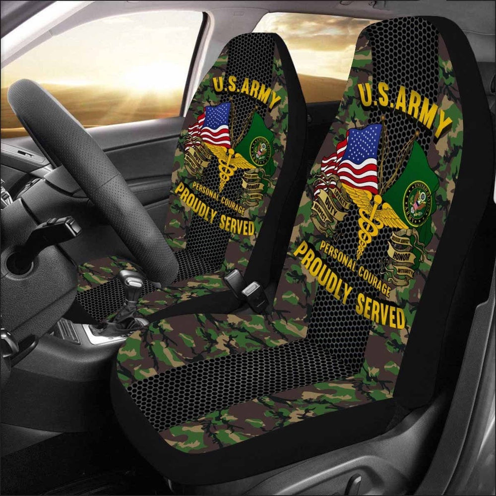 Us Seat Covers, US Army Medical Corps Car Seat Covers, Military Car Seat Covers