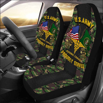 Us Seat Covers, US Army Medical Corps Car Seat Covers, Military Car Seat Covers