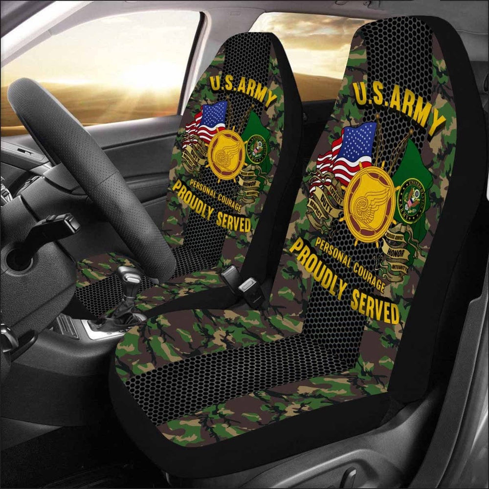 Us Seat Covers, US Army Transportation Corps Car Seat Covers, Military Car Seat Covers