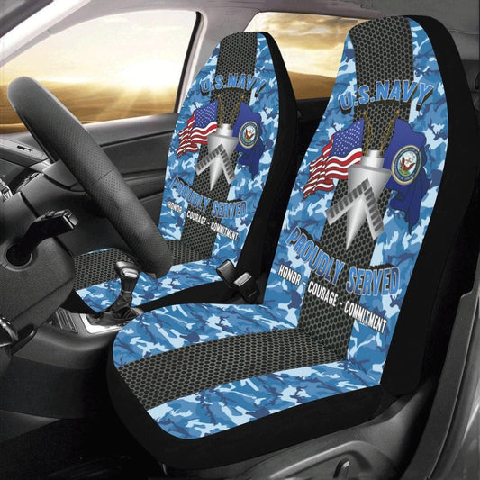 Us Seat Covers, US Navy Builder Navy BU Car Seat Covers, Military Car Seat Covers