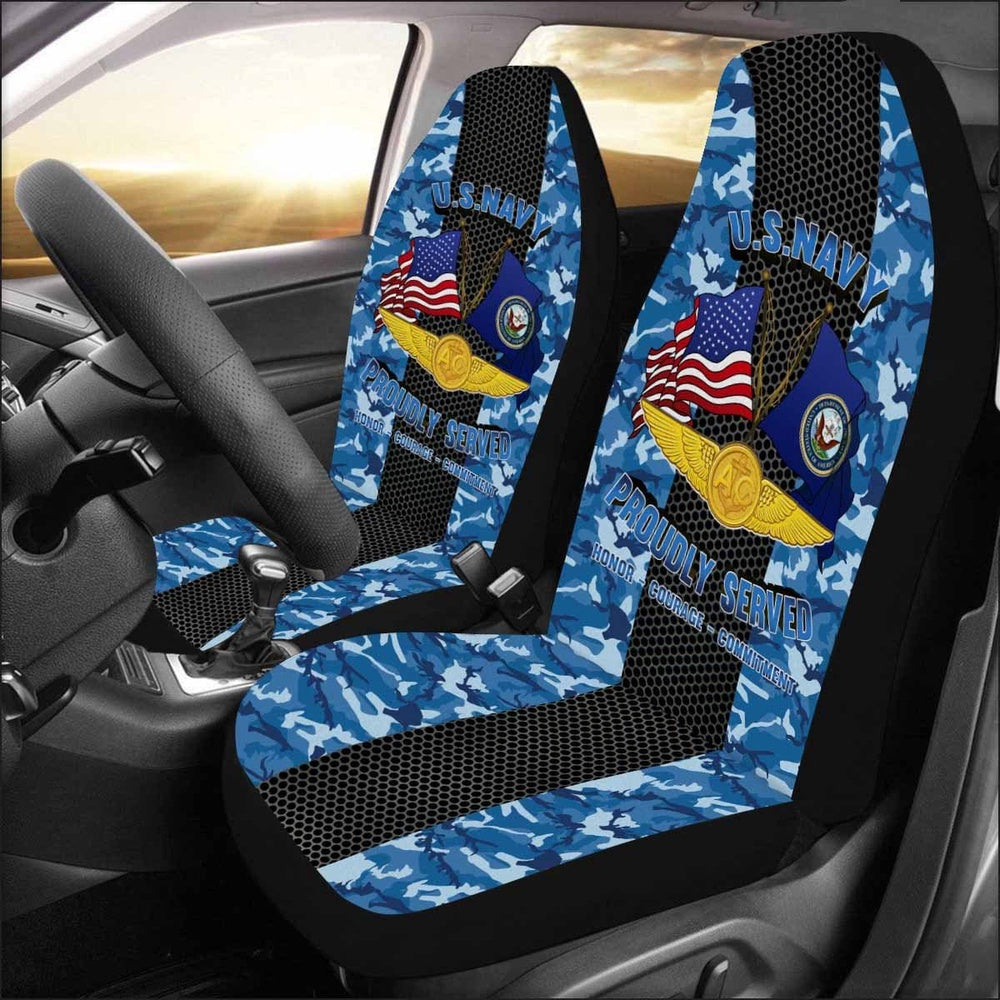 Us Seat Covers, US Navy Naval Aircrew Warfare Specialist Car Seat Covers, Military Car Seat Covers