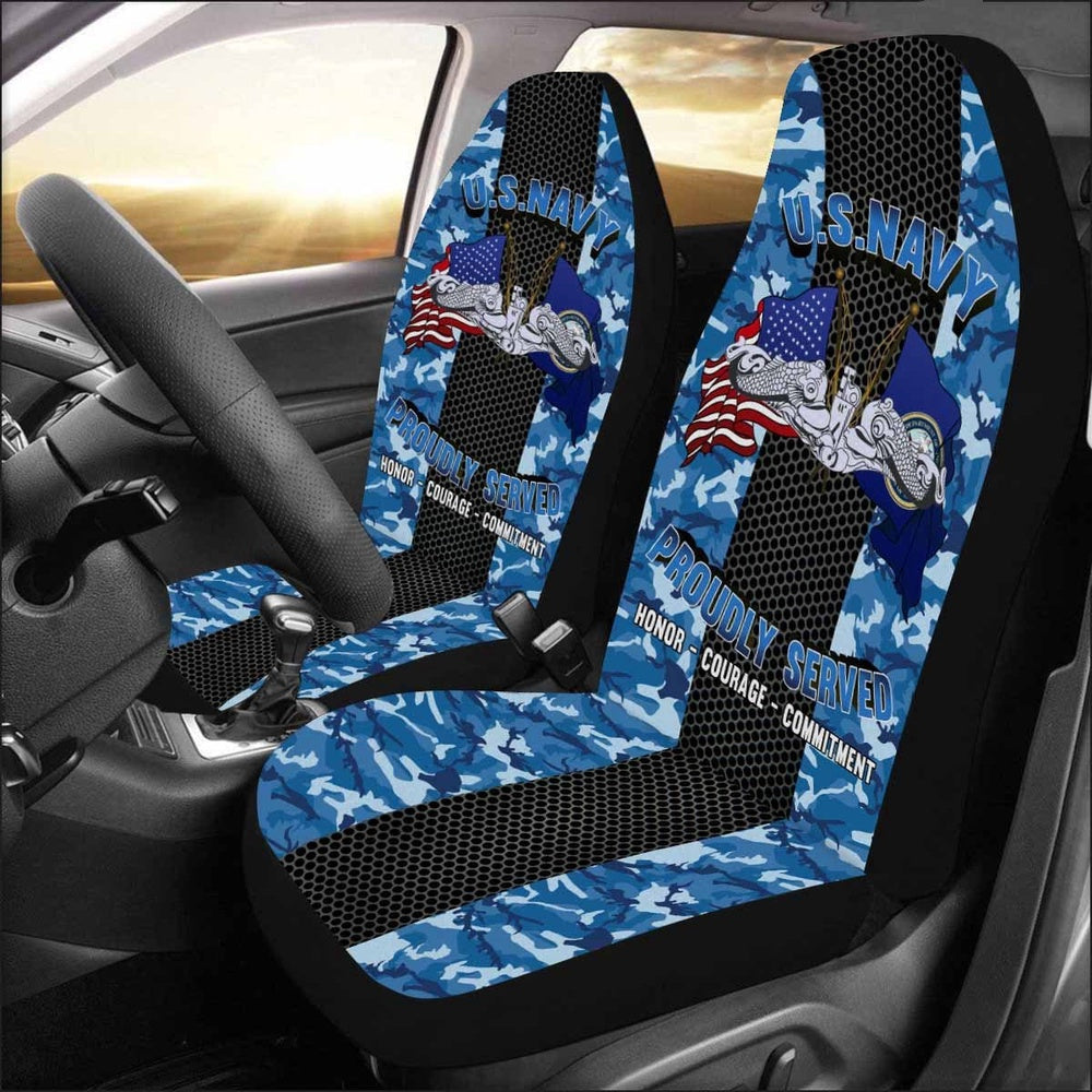 Us Seat Covers, US Navy Submarine Enlisted Seat Covers, Military Car Seat Covers