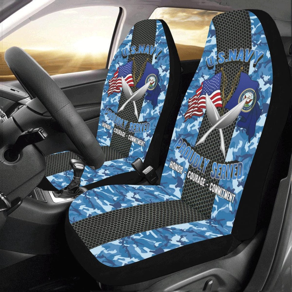 Us Seat Covers, US Navy Yeoman Navy YN Car Seat Covers, Military Car Seat Covers
