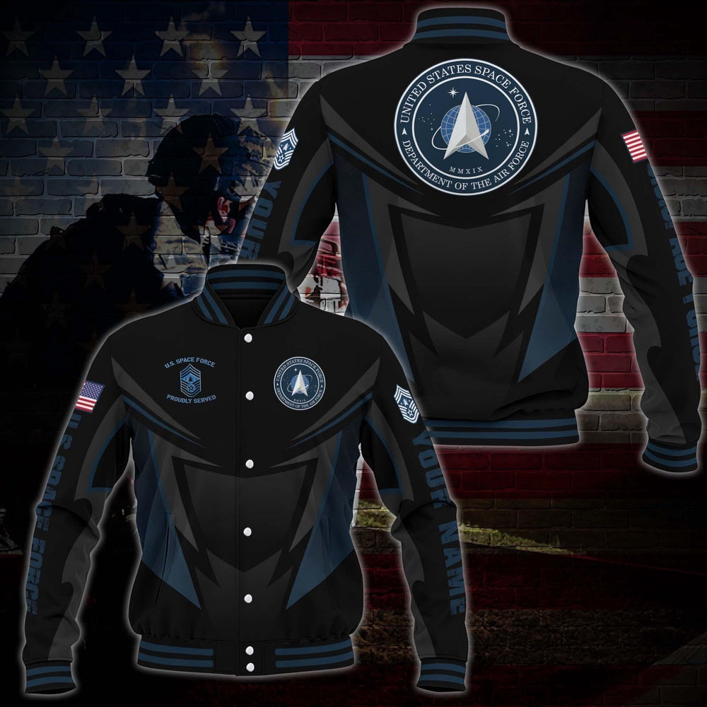 Us Space Force Veteran Military Jacket Baseball Jacket Custom Shirt ...