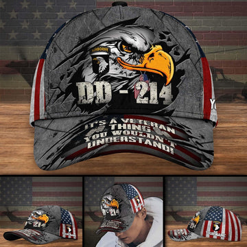Veteran Cap, 101st Airborne Division DD 214 It's A Veteran Thing, You Wouldn't Understand Veteran Militarty Hat Cap