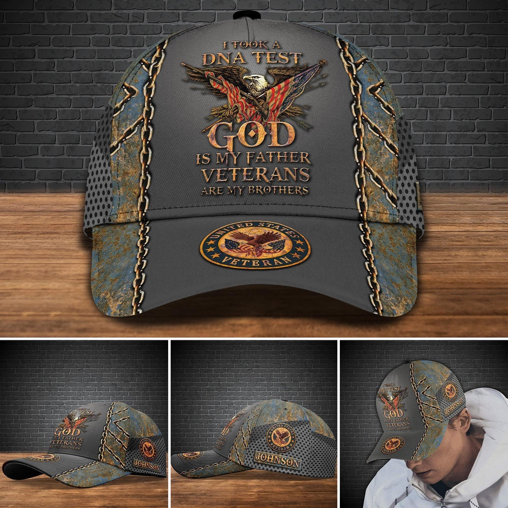 Veteran Cap, US Veteran Military Cap Custom Cap , Gift For Veterans