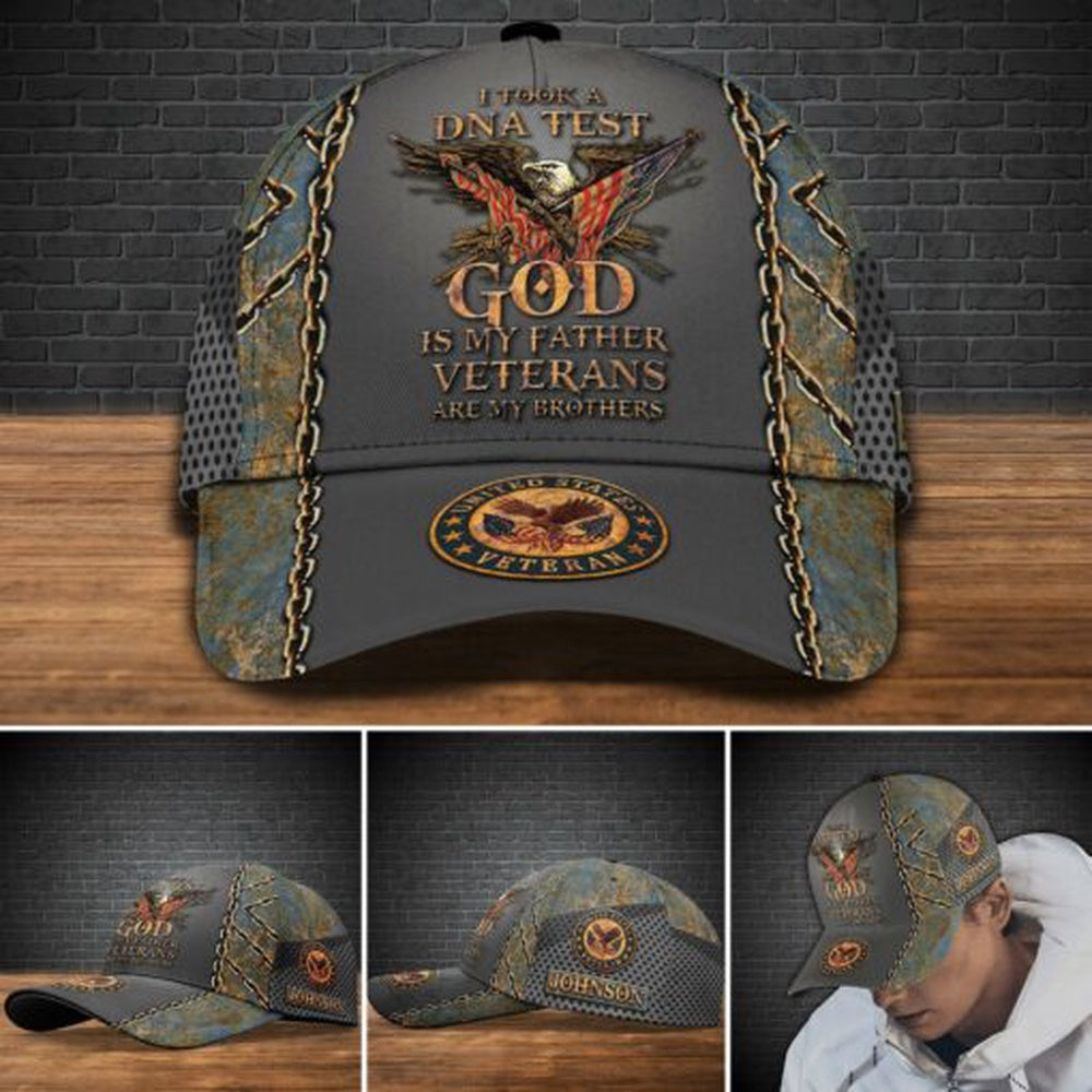 Veteran Cap, US Veteran Military Cap Custom Cap , Gift For Veterans
