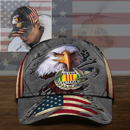 Veteran Cap, US Veteran Military Cap, Veteran Cap, Custom Your Cap