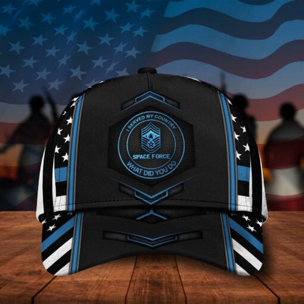 Veteran Cap, Us Space Force I Served My Country What Did You Do, Military Veteran Cap