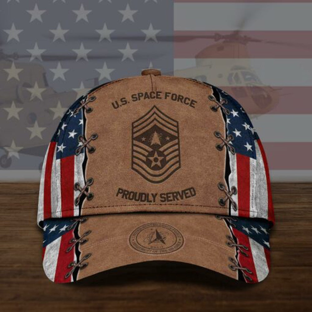 Veteran Cap, Us Space Force Military Cap, Gifts For Veteran Custom Veteran Cap All Over Printed