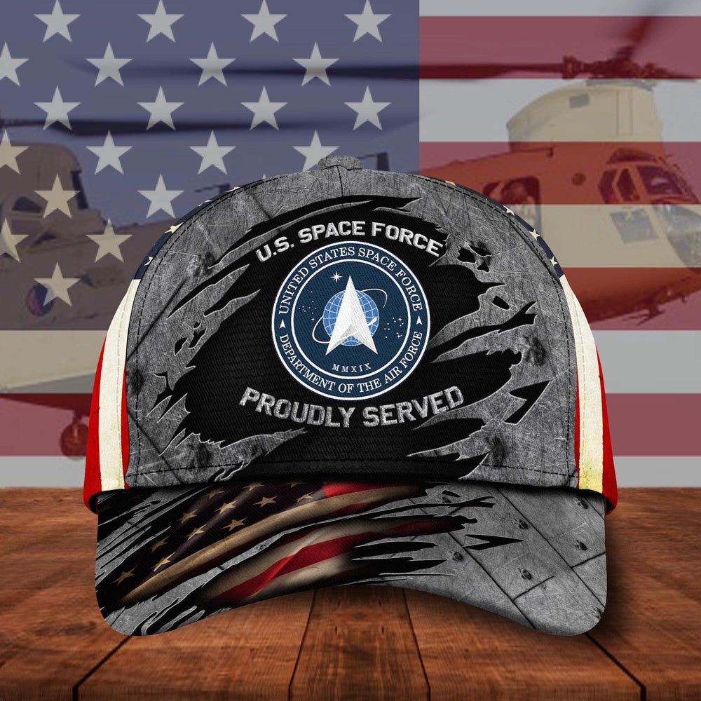 Veteran Cap, Us Space Force Military Cap, Veteran Cap, Custom Hat All Over Printed