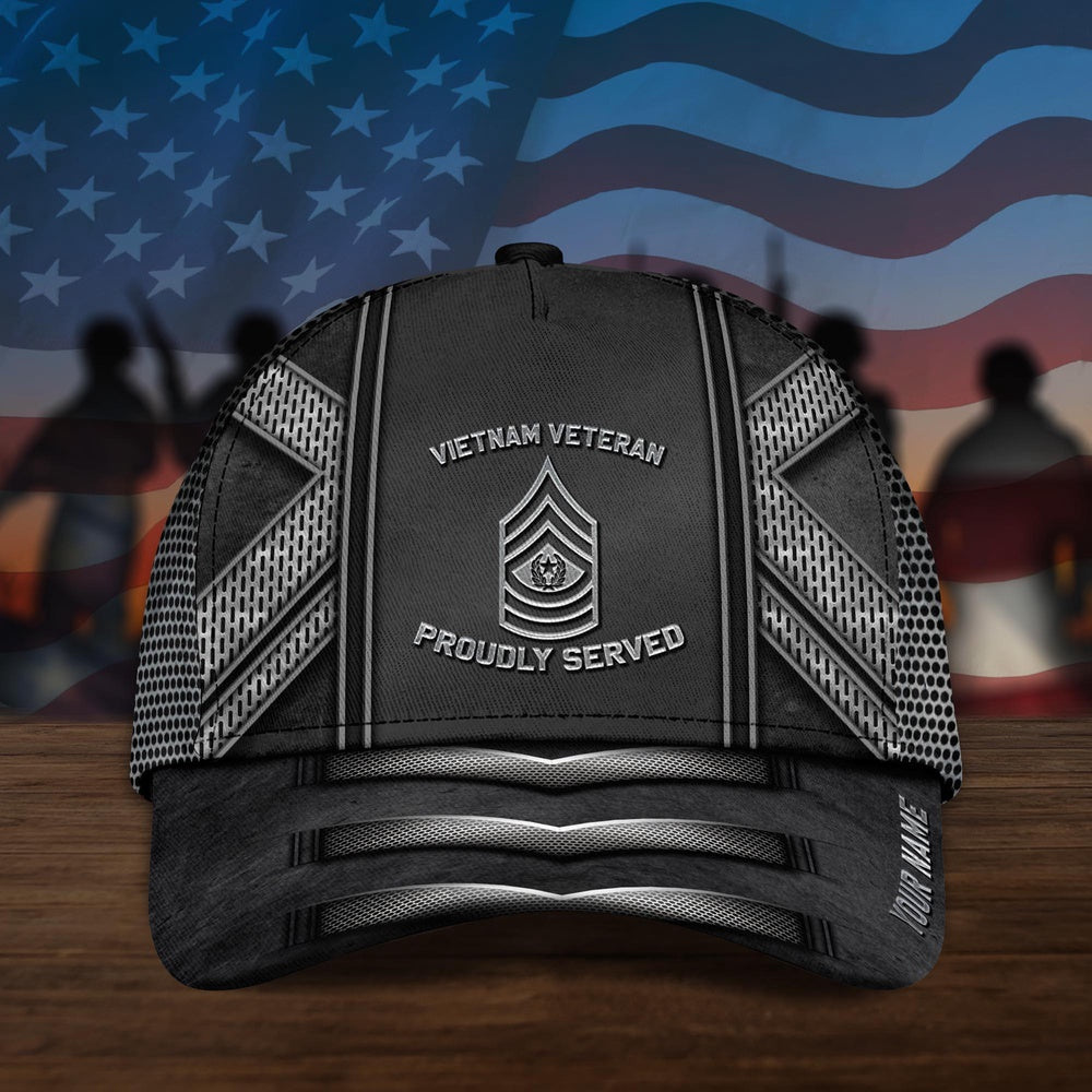 Veteran Cap, Vietnam Veteran Baseball Cap Custom Name