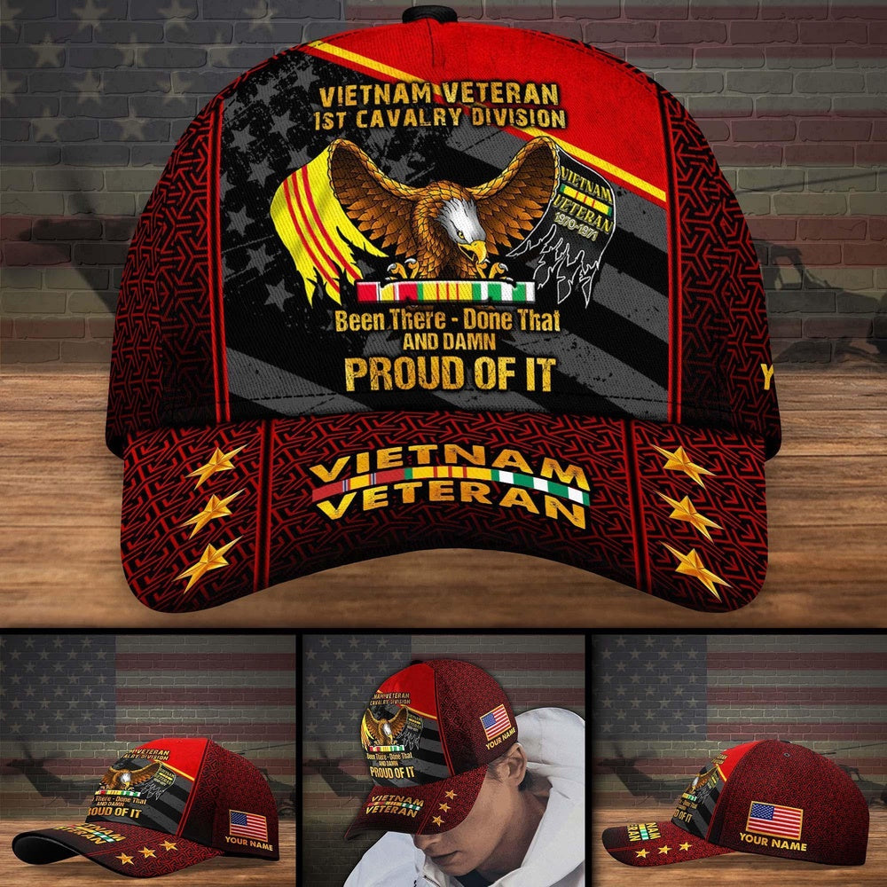 Veteran Cap, Vietnam Veteran Been There Done That And Damn Proud Of It Vietnam Veteran Hat Cap
