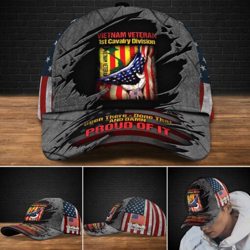 Veteran Cap, Vietnam Veteran Been There Done That And Damn Proud Of It Vietnam Veteran Hat Cap, Custom Military Unit Cap