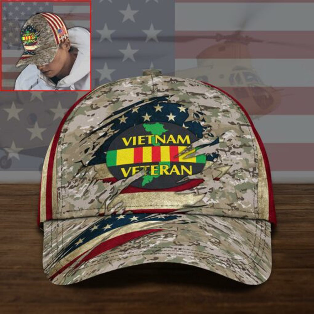 Veteran Cap, Vietnam Veteran Cap Custom Name