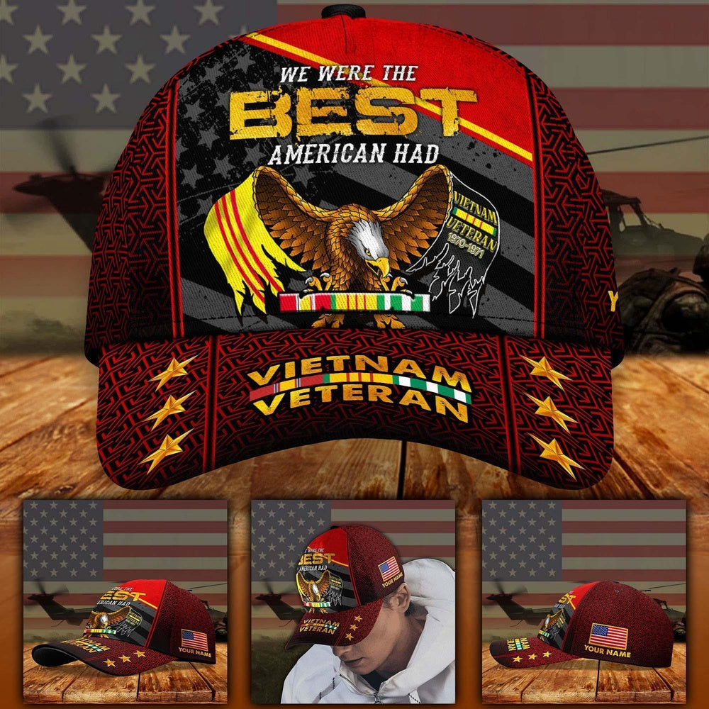 Veteran Cap, Vietnam Veteran Hat Veteran Cap, We Were The Best America Had Custom Cap
