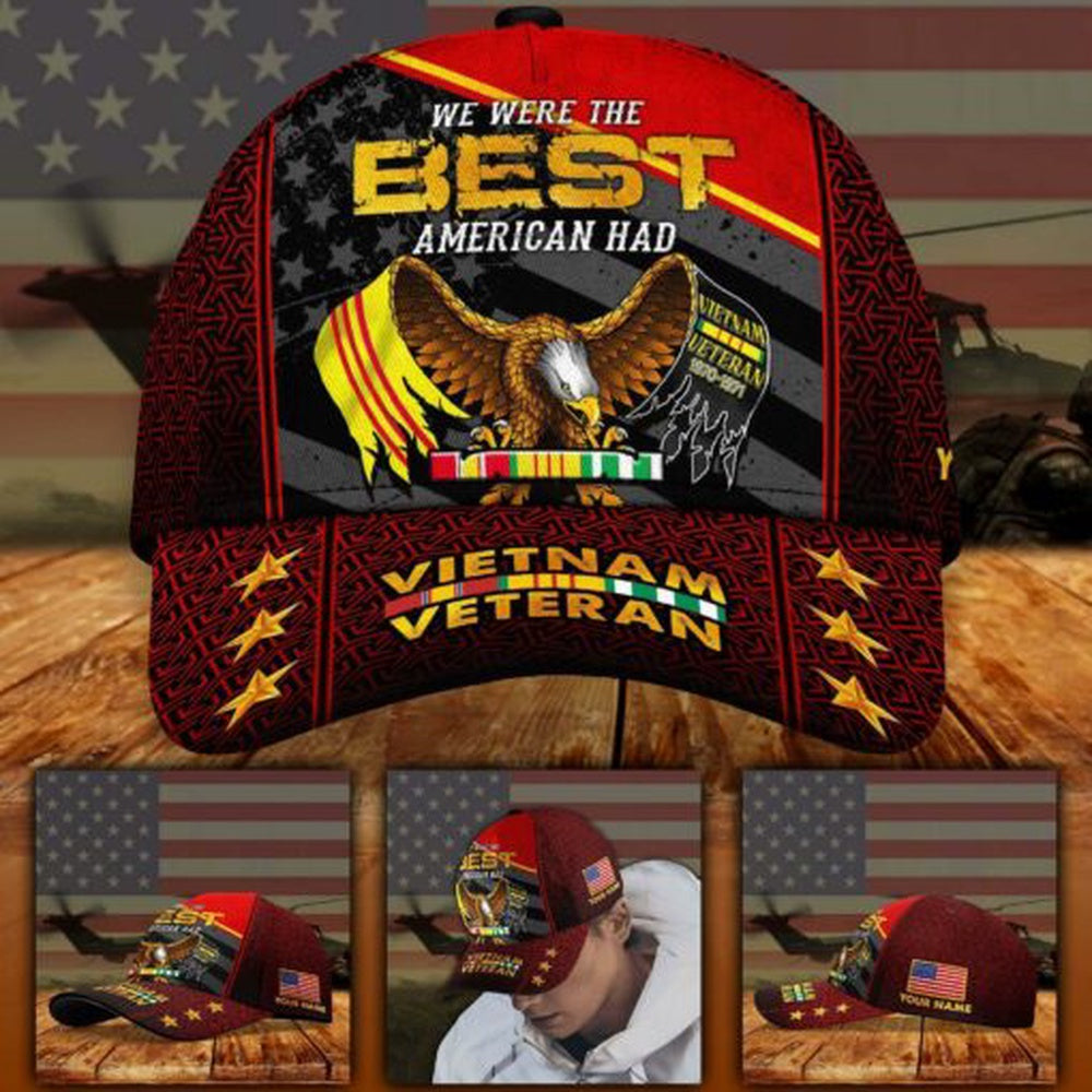 Veteran Cap, Vietnam Veteran Hat Veteran Cap, We Were The Best America Had Custom Cap