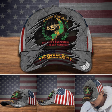 Veteran Cap, Vietnam Veteran In Memory Of The 58479 Brothers And Sisters Who Never Returned  Hat Cap,Custom Cap