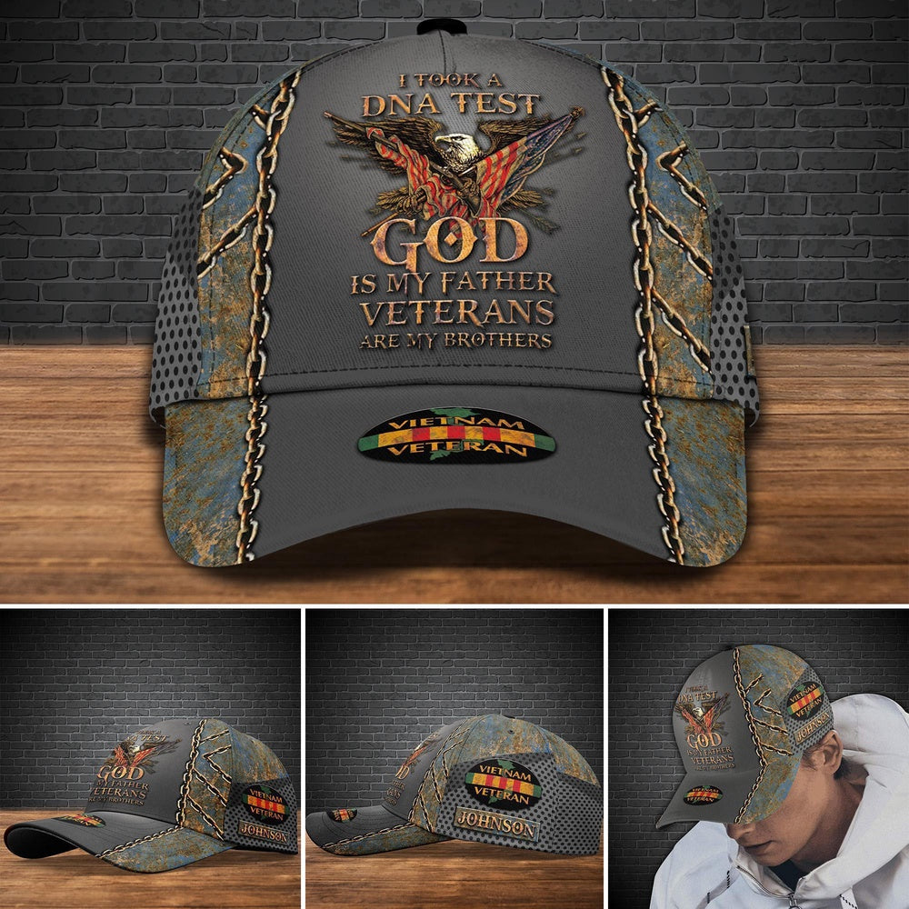 Veteran Cap, Vietnam Veteran Military Cap Custom Cap , Gift For Veterans