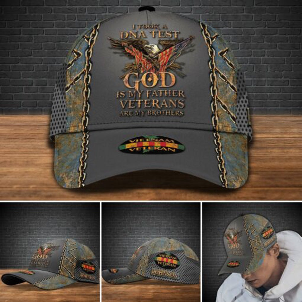Veteran Cap, Vietnam Veteran Military Cap Custom Cap , Gift For Veterans