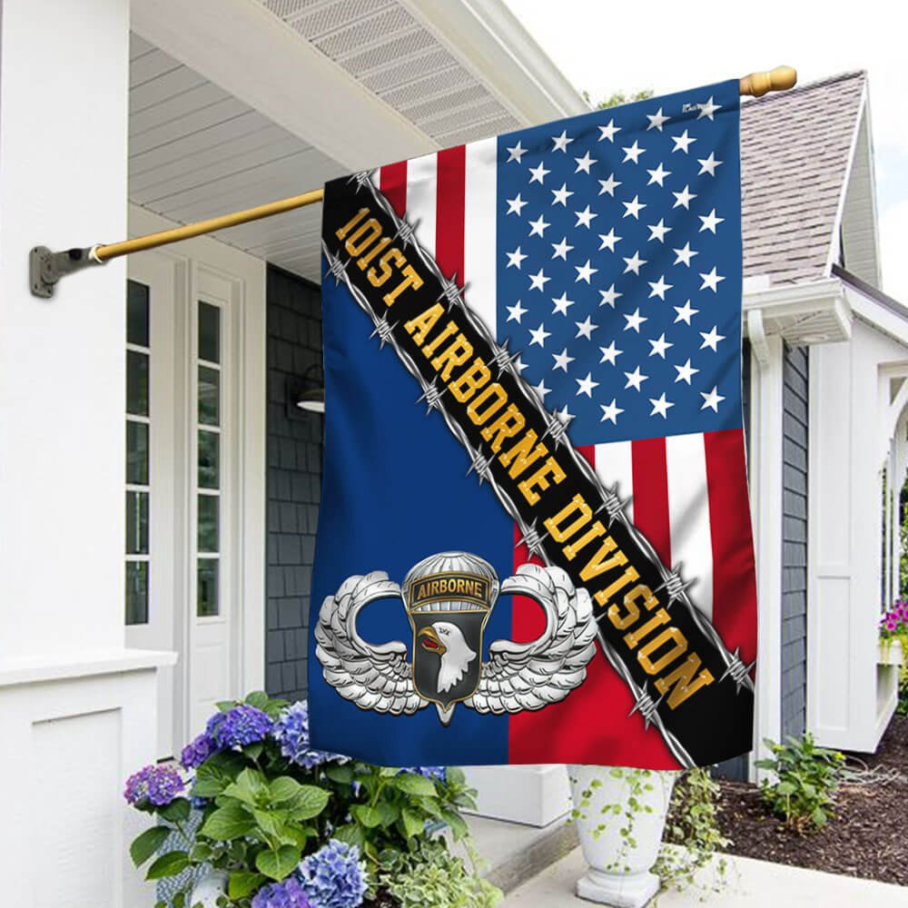 Veteran Flag, 101st Airborne Division US Army Flag