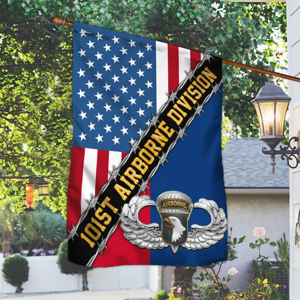 Veteran Flag, 101st Airborne Division US Army Flag