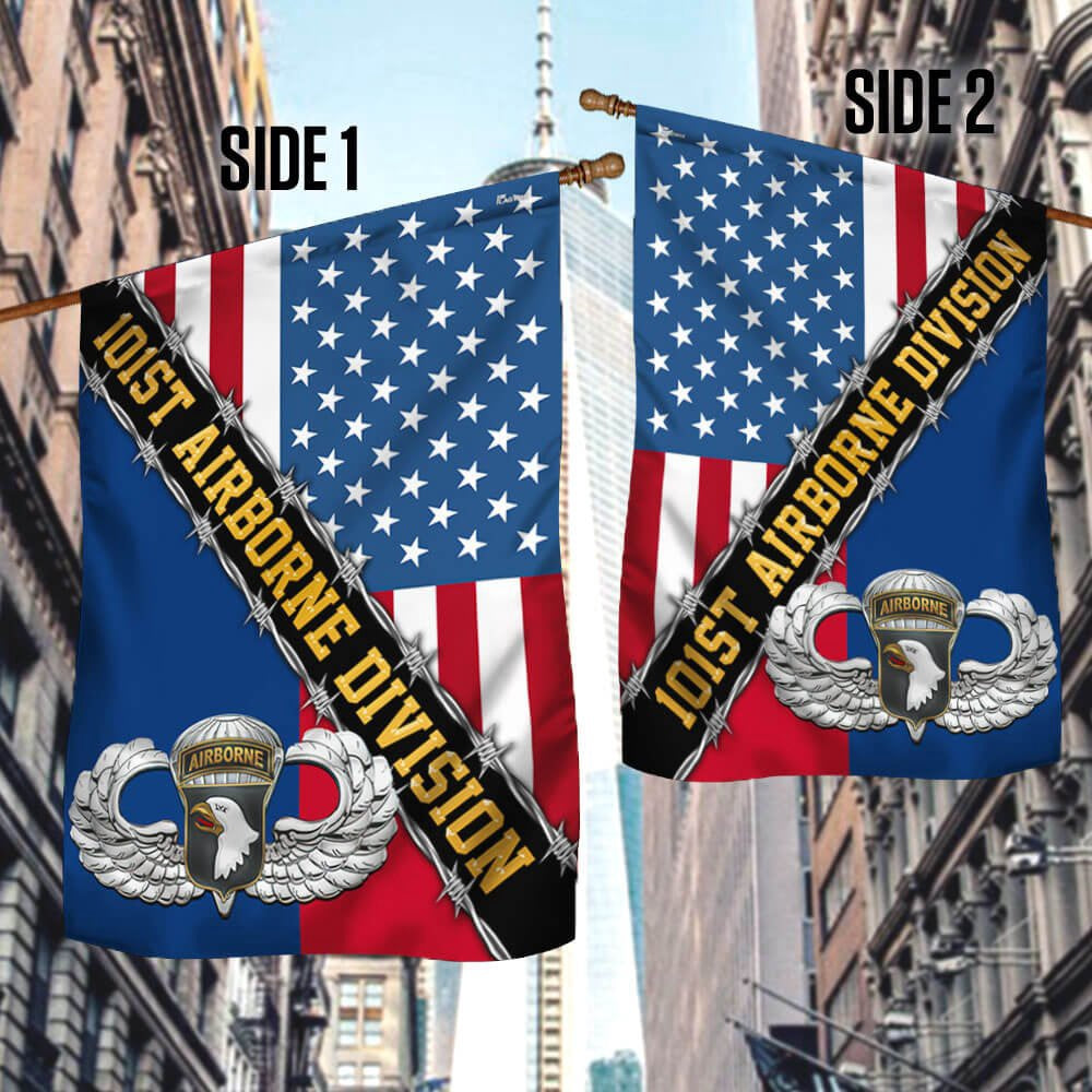 Veteran Flag, 101st Airborne Division US Army Flag