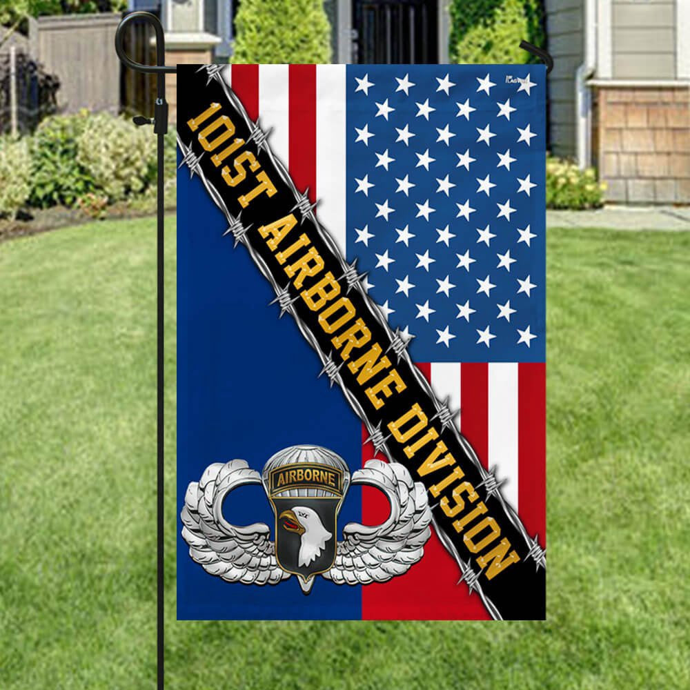 Veteran Flag, 101st Airborne Division US Army Flag