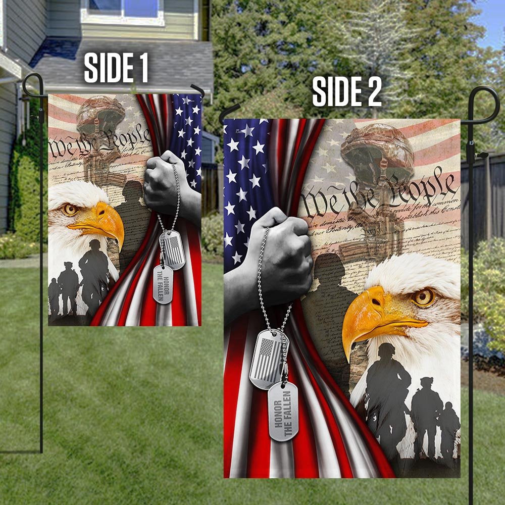 Veteran Flag, American Patriot, We The People, US Veteran American Eagle Flag