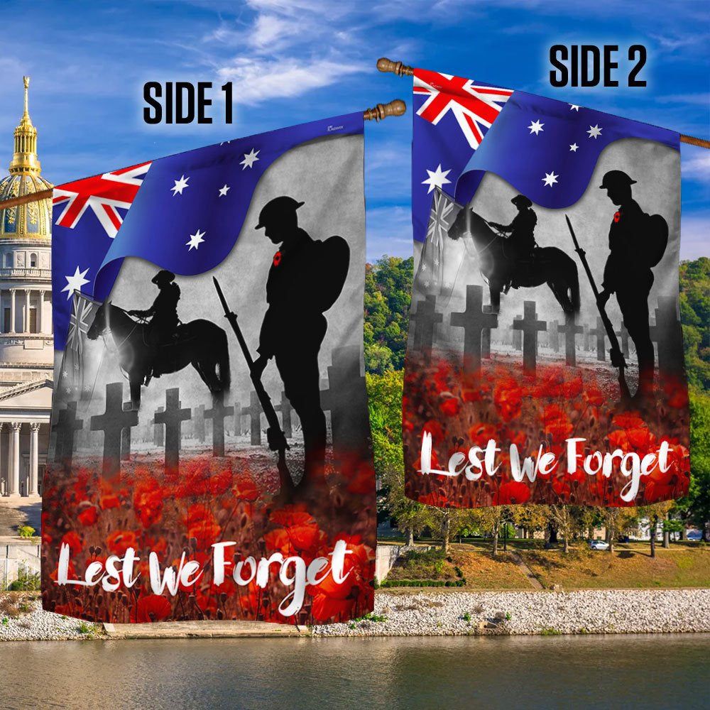 Veteran Flag, Australian Veteran Lest We Forget Anzac Day Australia Flag