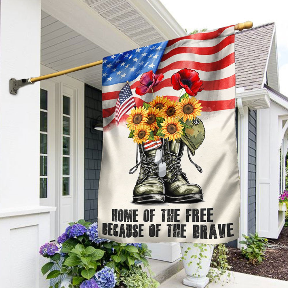 Veteran Flag, Happy 4th Of July, Home Of The Free American Flag