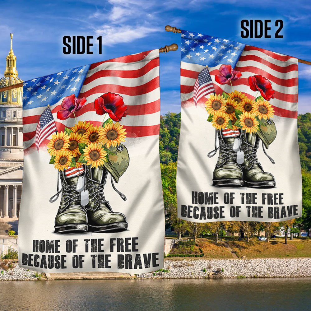 Veteran Flag, Happy 4th Of July, Home Of The Free American Flag