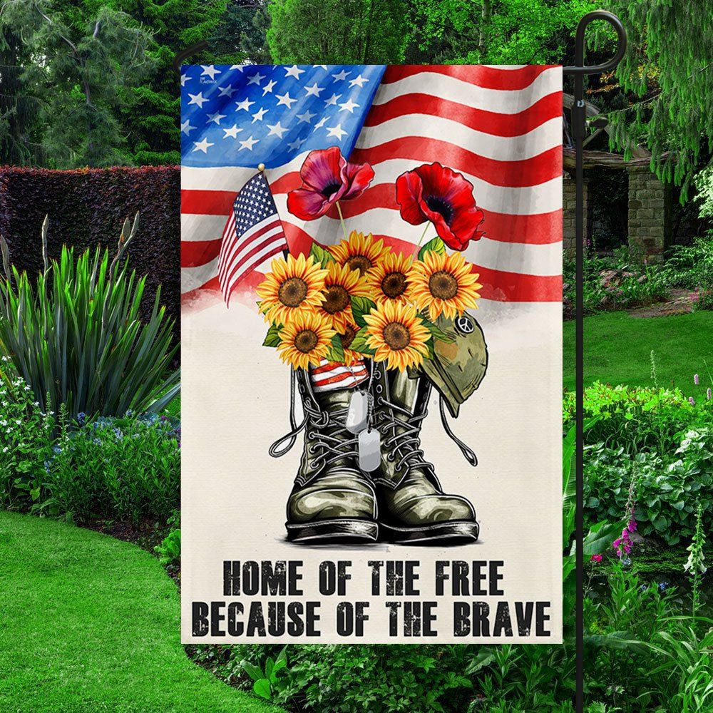 Veteran Flag, Happy 4th Of July, Home Of The Free American Flag