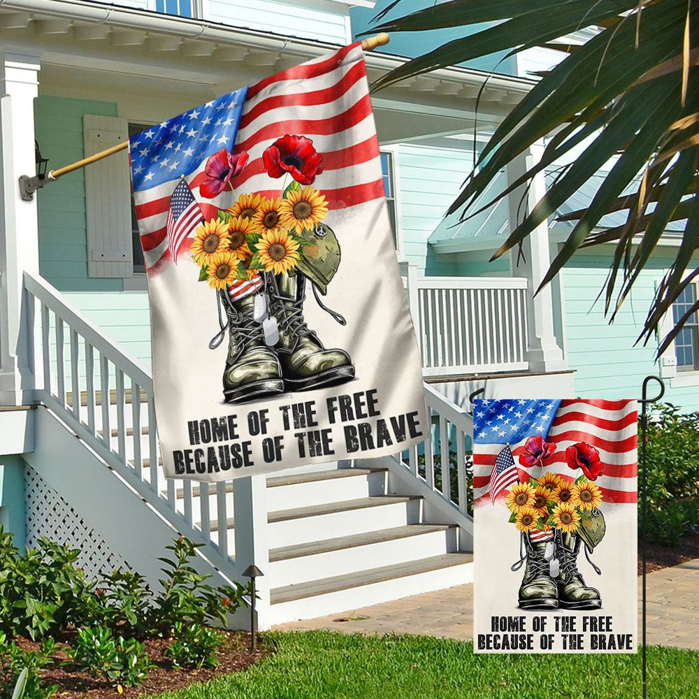Veteran Flag, Happy 4th Of July, Home Of The Free American Flag