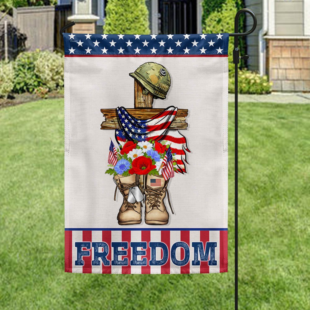 Veteran Flag, Independence Day Thank You Veteran Freedom Flag