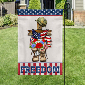 Veteran Flag, Independence Day Thank You Veteran Freedom Flag