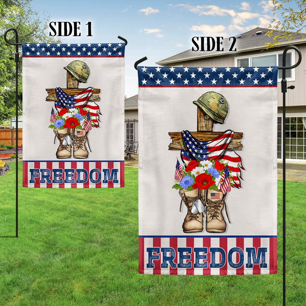 Veteran Flag, Independence Day Thank You Veteran Freedom Flag
