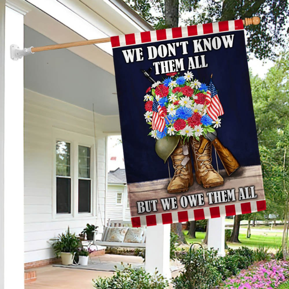 Veteran Flag, Memorial Day Flag Veterans We Don't Know Them All But We Owe Them All