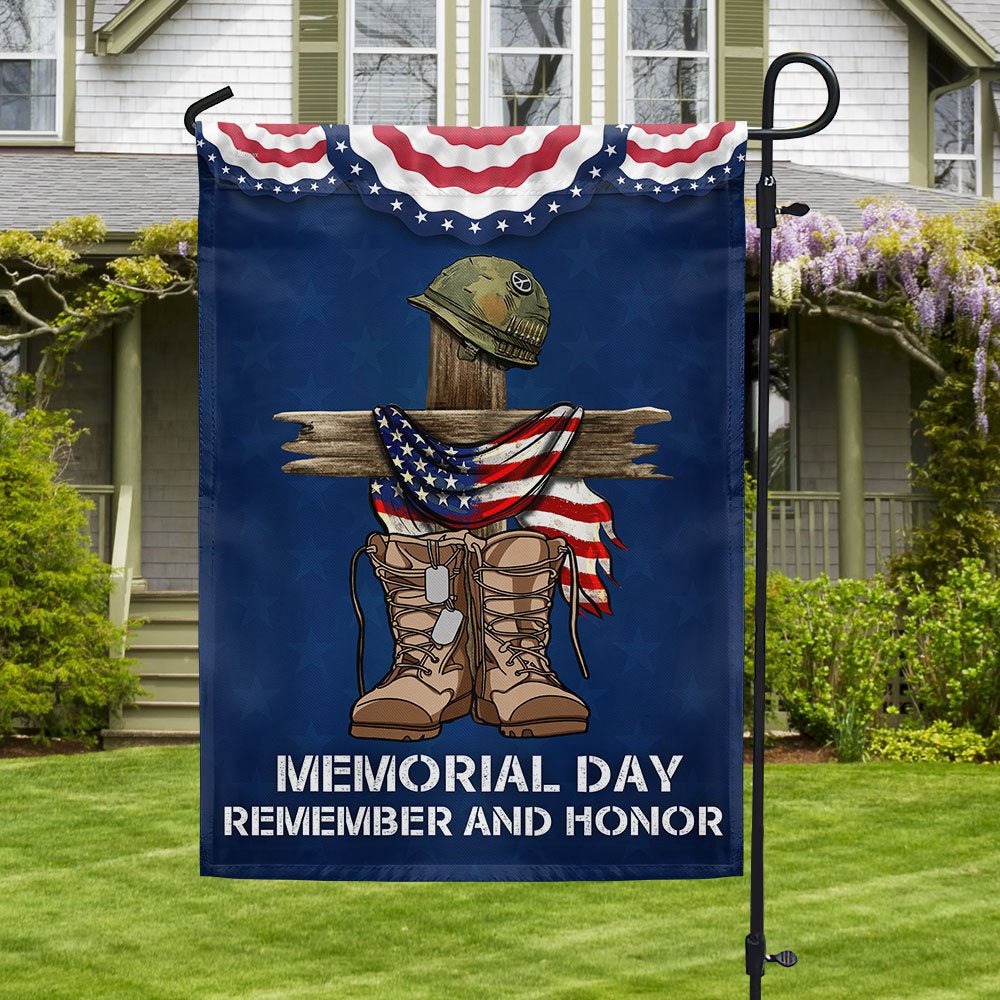 Veteran Flag, Memorial Day Remember And Honor Flag