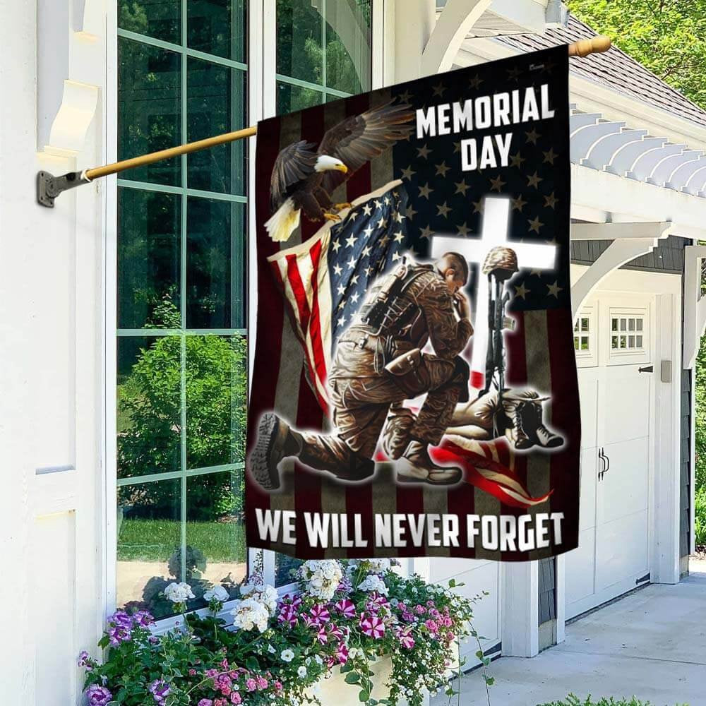 Veteran Flag, Memorial Day Remember And Honor Veteran American Eagle Flag
