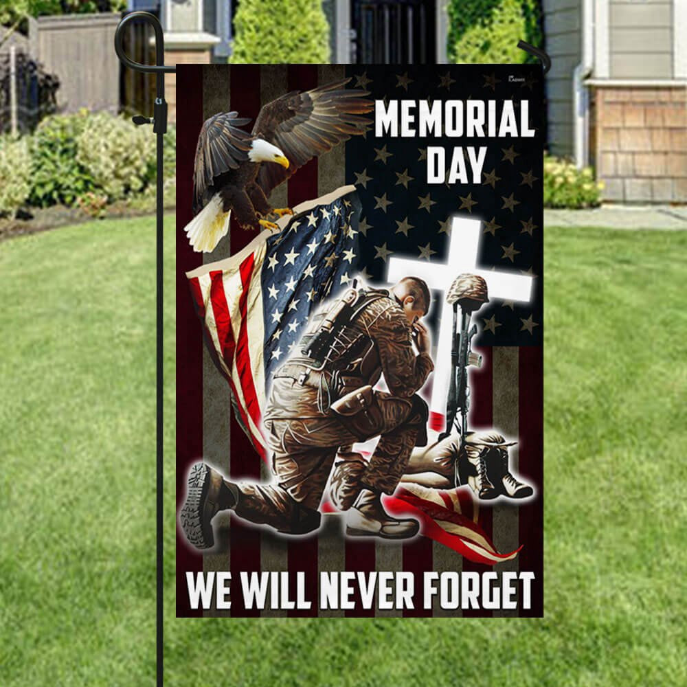 Veteran Flag, Memorial Day Remember And Honor Veteran American Eagle Flag