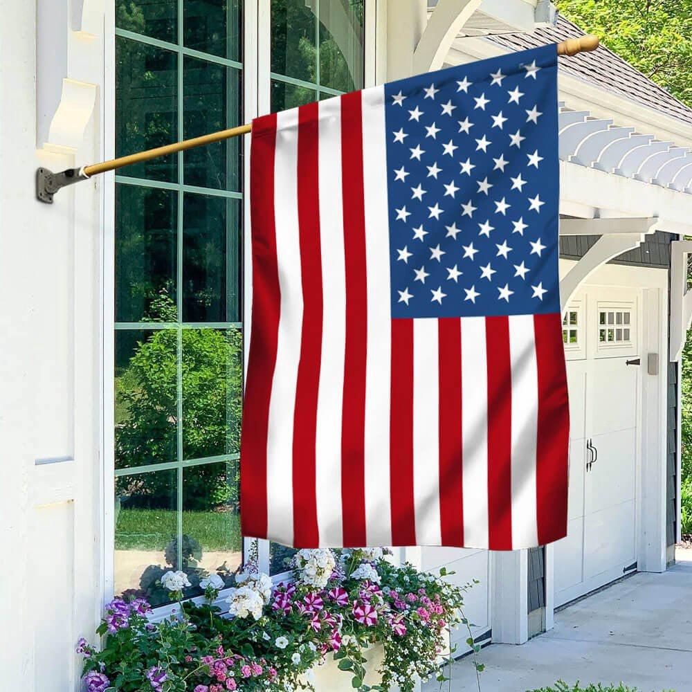 Veteran Flag, Memorial Day Remember And Honor Veteran American Eagle Two Sided Flag