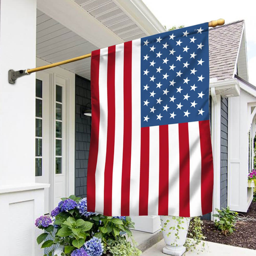 Veteran Flag, Memorial Day Remember And Honor Veteran American Eagle Two Sided Flags
