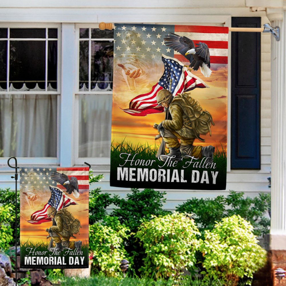 Veteran Flag, Memorial Day US Veteran Honor The Fallen Flag