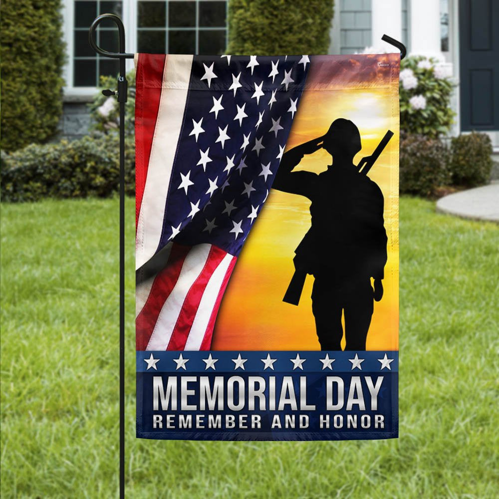 Veteran Flag, Memorial Day Veteran Remember And Honor Flag