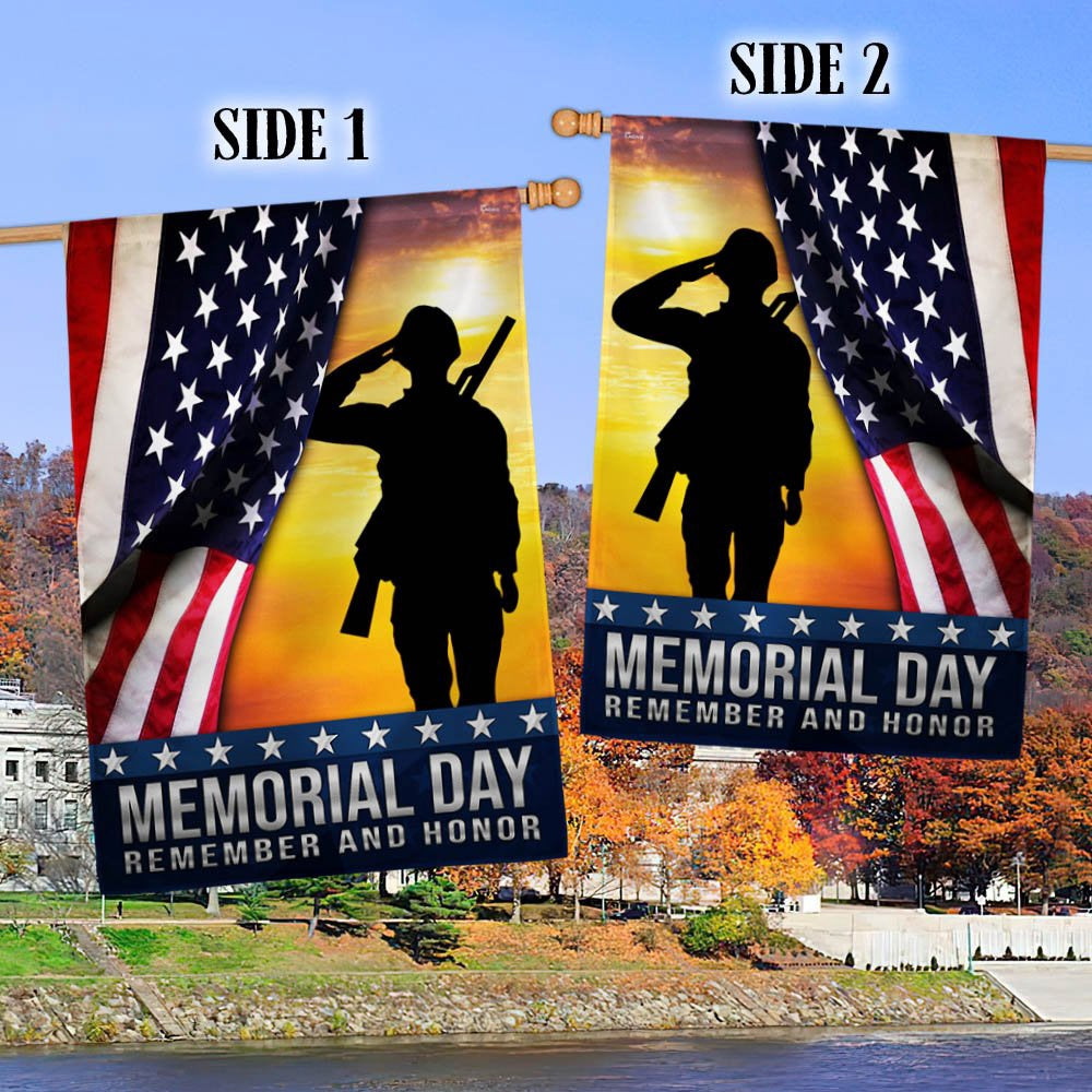 Veteran Flag, Memorial Day Veteran Remember And Honor Flag