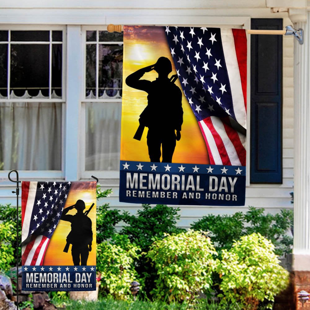 Veteran Flag, Memorial Day Veteran Remember And Honor Flag