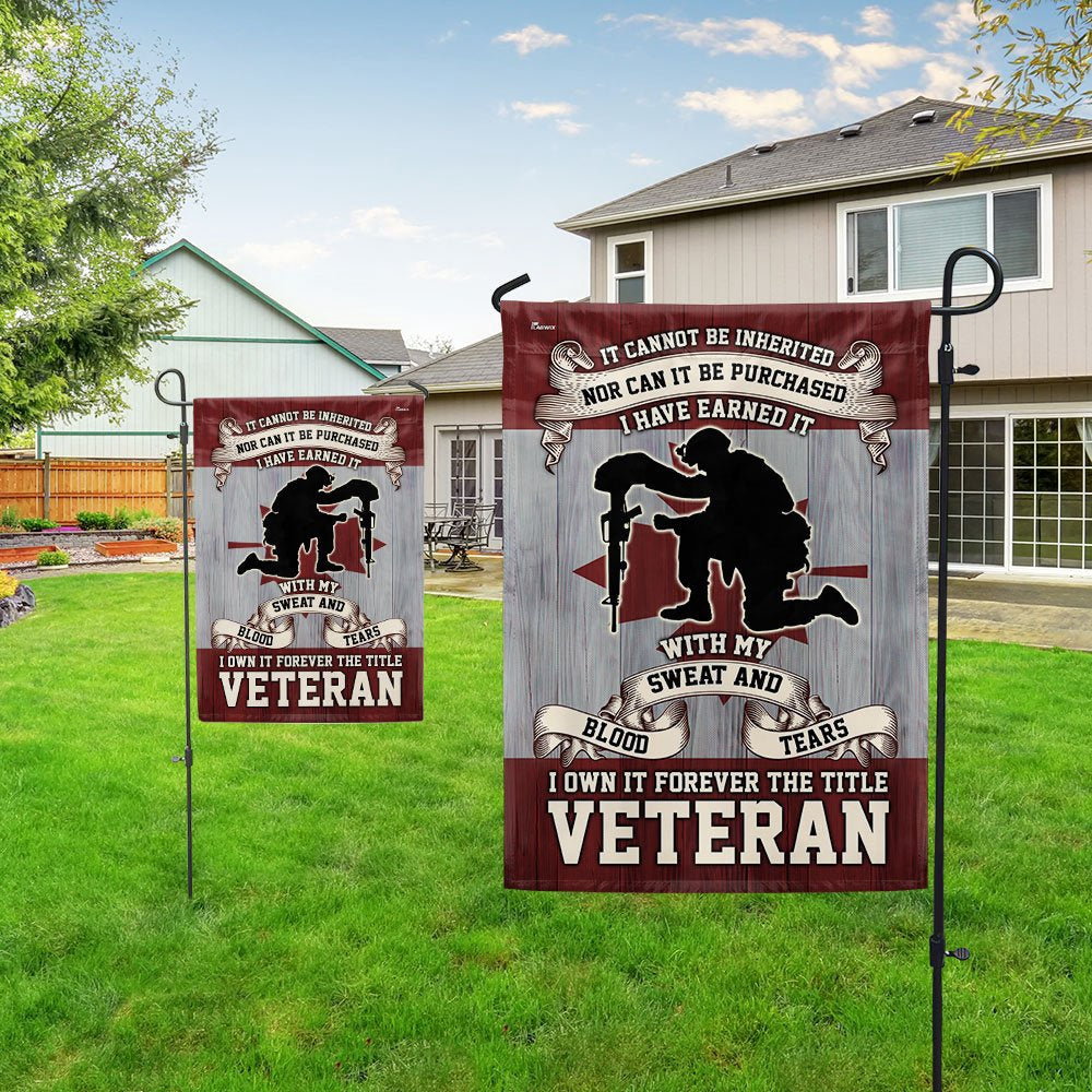 Veteran Flag, Remembrance Day Canadian Veterans It Cannot Be Inherited Forever The Title Veteran Memorial Flag