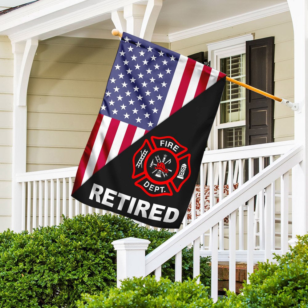 Veteran Flag, Retired Firefighter Flag